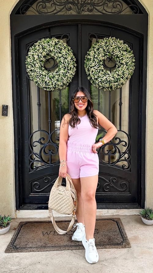 Mom approved summer basics I’ll be wearing on repeat 🤍

These built in bra tanks are so easy, comfy, and perfect for everyday wear, and the tummy control shorts are such a good find. They smooth everything out without feeling too tight and make getting dressed feel effortless.

Easy outfit for errands, school drop off, sports nights, vacation, or just a casual summer day.

Wearing:
Built in Bra Tanks: M
Tummy Control Shorts: L
Shoes: 7.5

#LTKFinds #LTKStyle #MomStyle #SummerOutfit #CasualStyle #ComfyOutfit #TummyControlShorts #BuiltInBraTank #EverydayStyle #AffordableStyle