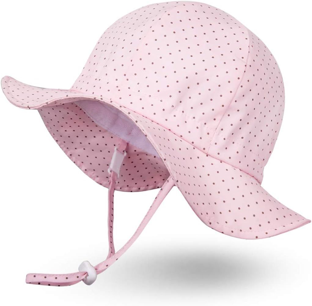 Ami&Li tots Unisex Child Adjustable Wide Brim Sun Protection Hat UPF 50 Sunhat for Baby Girl Boy ... | Amazon (US)