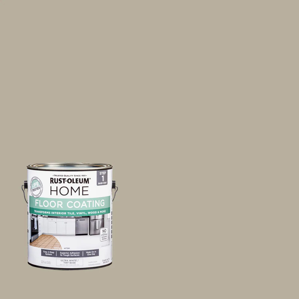 Rust-Oleum Home Floor Coating Sandstone Matte Interior Porch and Floor paint ( 1-gallon ) | 363144T | Lowe's