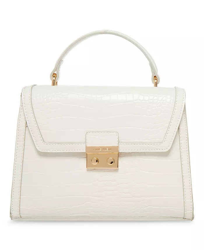 Anne Klein Convertible Croco Satchel with Push Lock - Macy's | Macys (US)