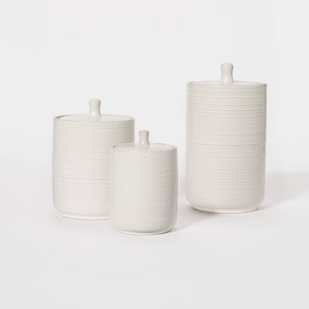 Stoneware Kitchen Storage Canister - Threshold™ designed with Studio McGee | Target