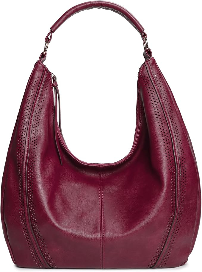 Women Hobo Bags Oversized Leather Handbags PU Crossbody Shoulder Totes Winter Stylish Purses | Amazon (US)