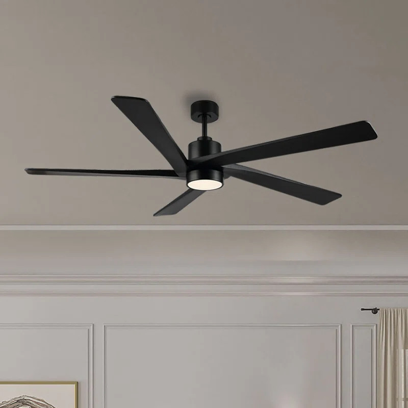 Willadine 64 Inch Dc Ceiling Fan With Lights And Remote Control | Wayfair North America