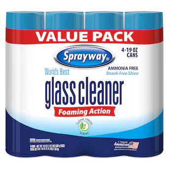 Sprayway Aerosol Spray Glass Cleaner (4-Pack) | Lowe's