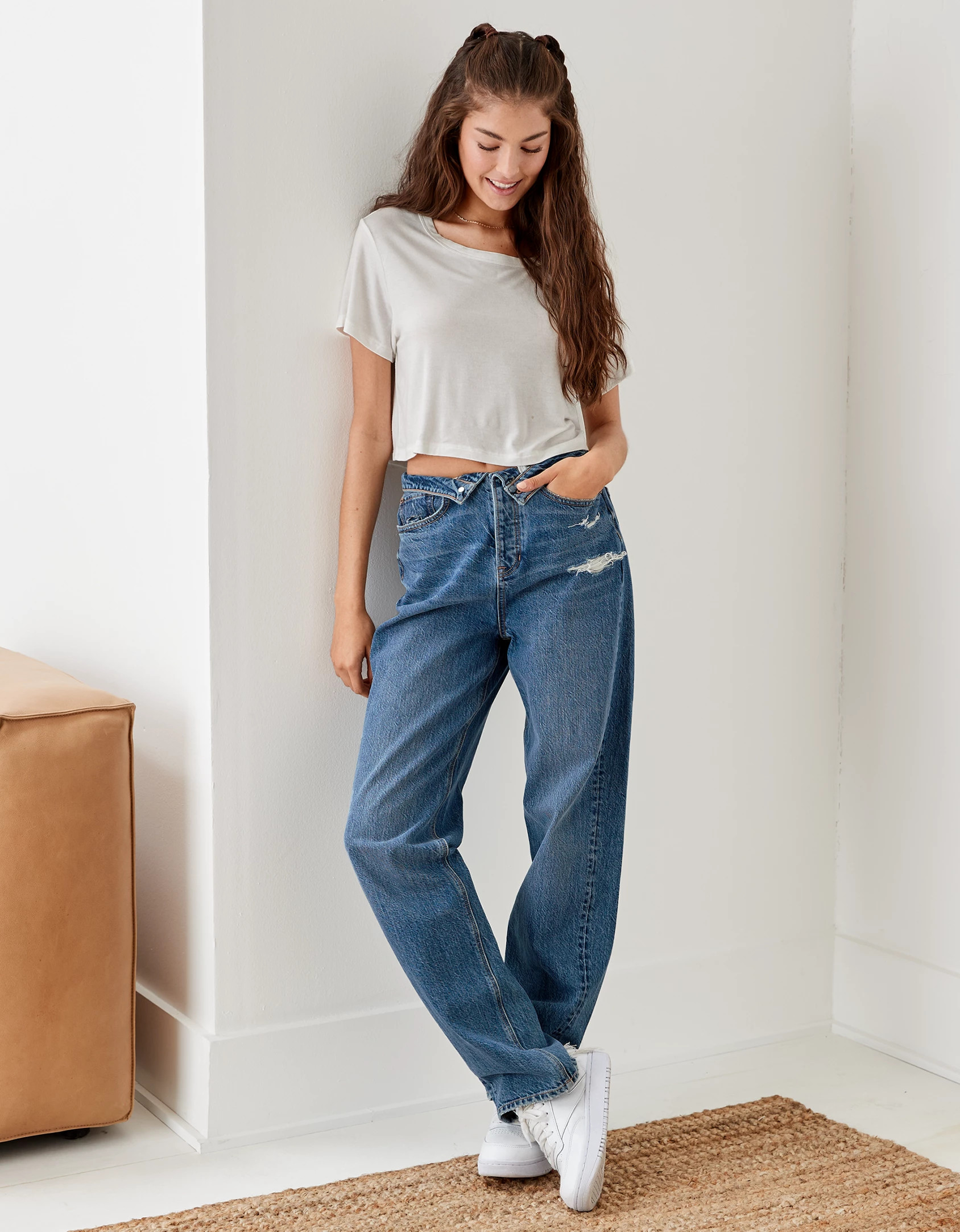 AE Cropped Soft & Sexy T-Shirt | American Eagle Outfitters (US & CA)