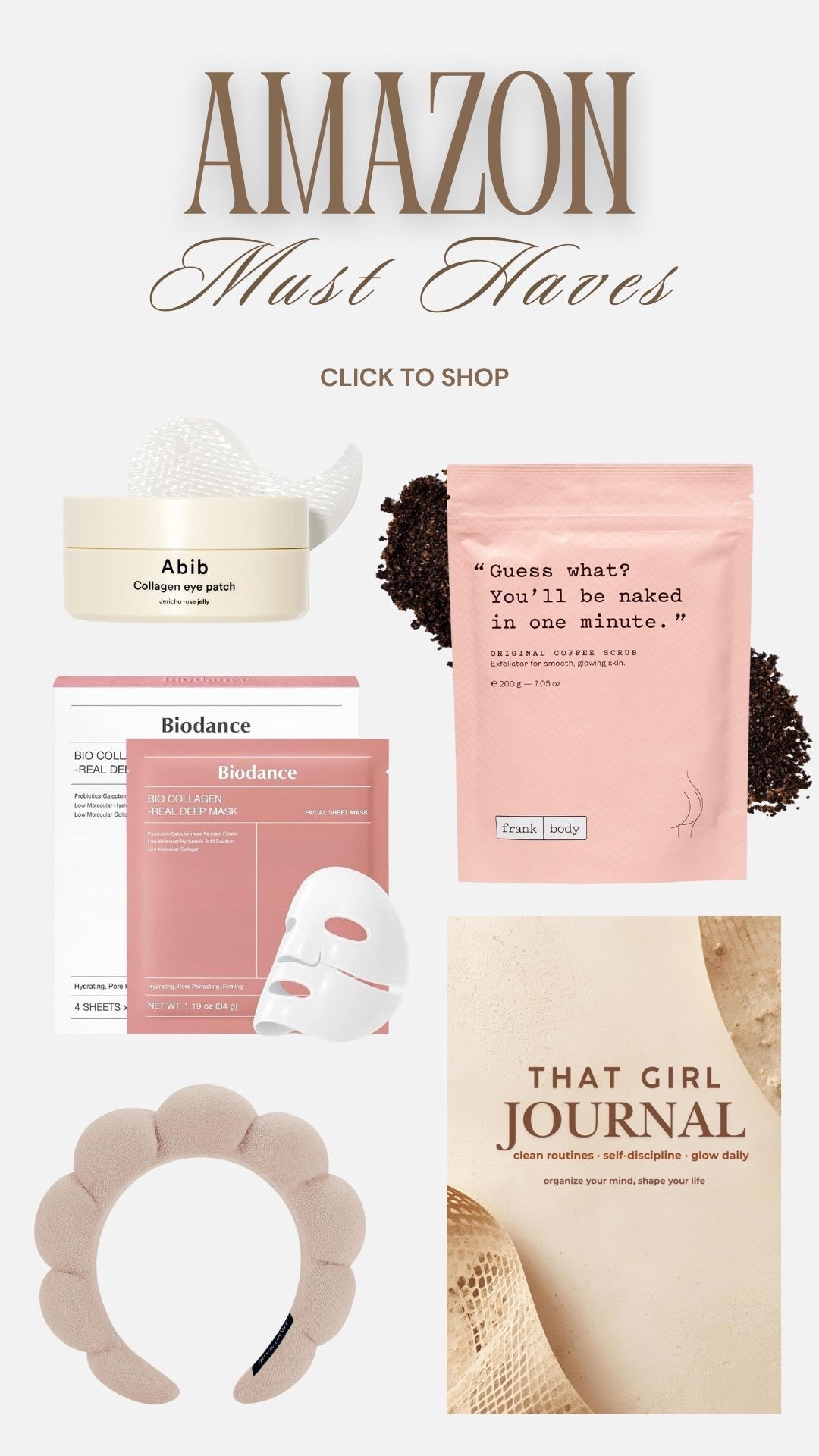 ✨ Amazon must haves ✨
Everyday staples you’ll actually use and are worth the hype 🤍


#amazonmusthaves #amazonfinds #dailyessentials #ltkfinds #amazonfavorites #currentlyloving


#LTKselfcare #LTKBeauty #LTKgrwm