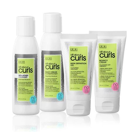 All About Curls Starter Kit/Free of SLS/SLES Sulfates, Silicones & Parabens/Color-safe | Walmart (US)