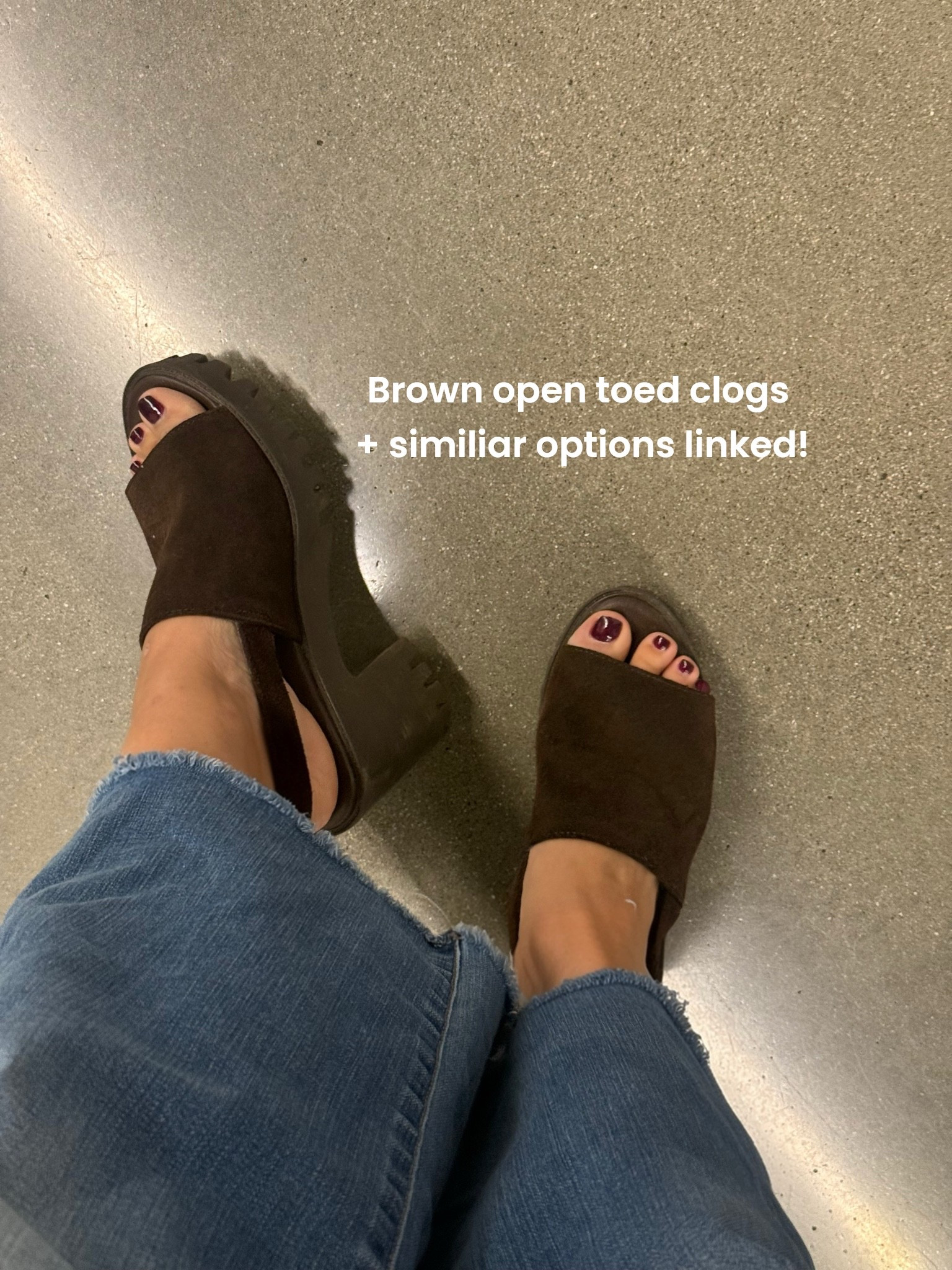 My version of fall shoes when it’s still too hot in LA for boots 🤎🍂 These chocolate brown platform sandals are the perfect transitional shoe for fall! So cute with jeans and an easy way to make any outfit feel a little more fall-ready.

#FallFashion #FallShoes #BrownSandals #TransitionalStyle #FallOutfits #PlatformSandals