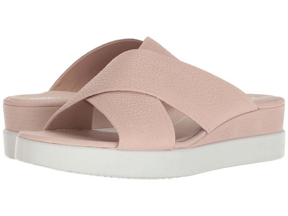 ECCO - Touch Slide Sandal (Rose Dust Cow Leather) Women's Sandals | Zappos