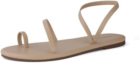 CUSHIONAIRE Women's Strappy Flat Sandals | Amazon (US)