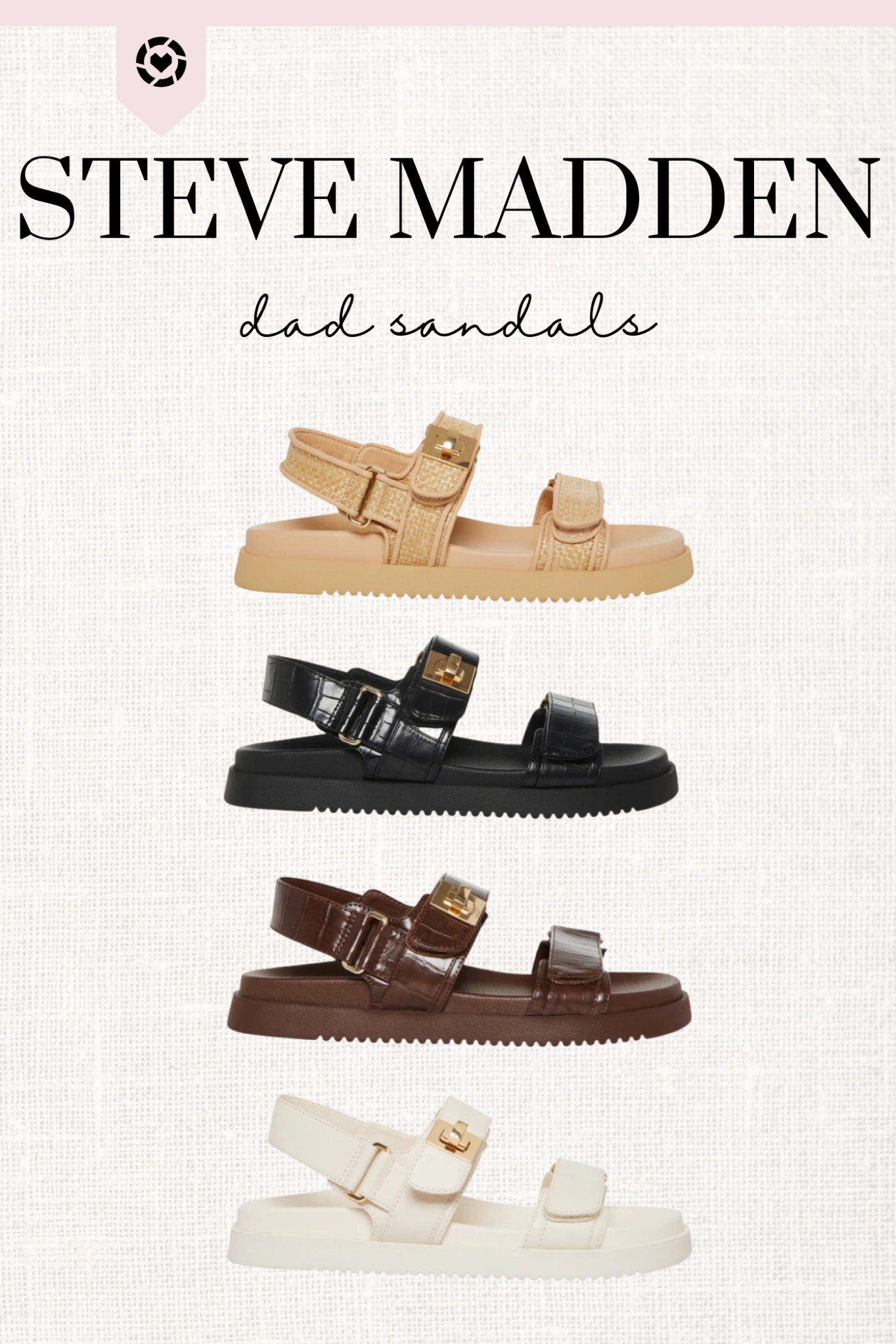 Steve Madden dad sandals 

#LTKshoecrush #LTKunder100 #LTKSeasonal