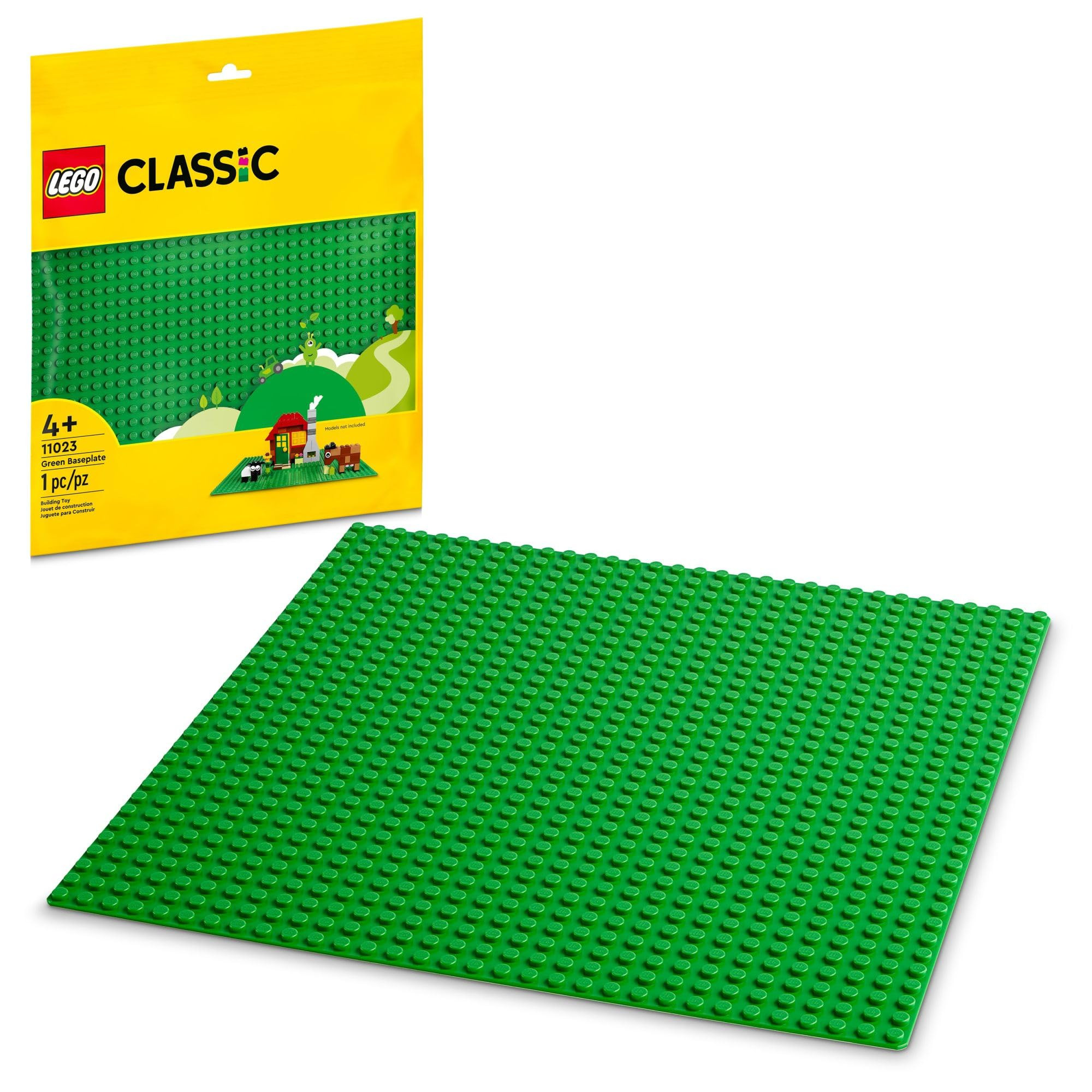LEGO Classic Green Baseplate, Square 32x32 Stud Foundation to Build, Play, and Display Brick Crea... | Amazon (US)