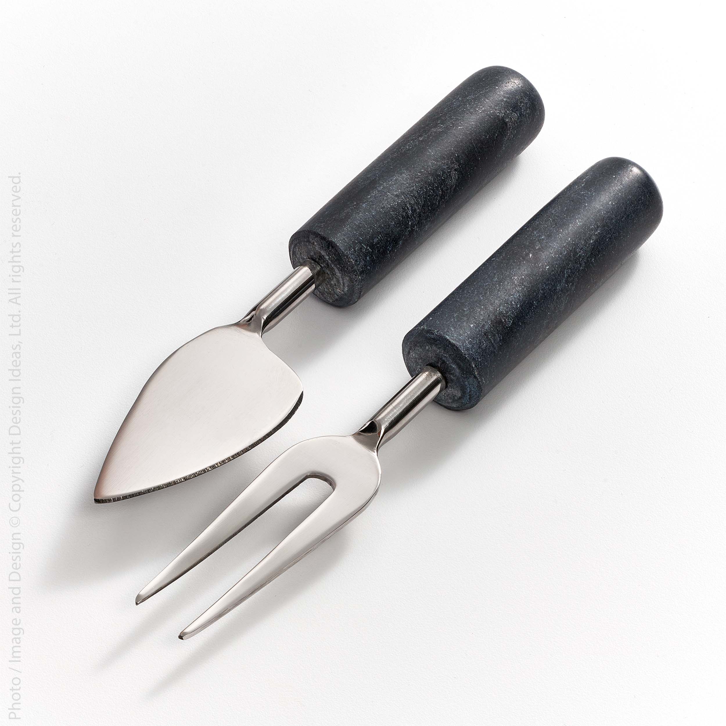Hudson™ handcrafted stone cheese knives (set of 2) | Texxture Home