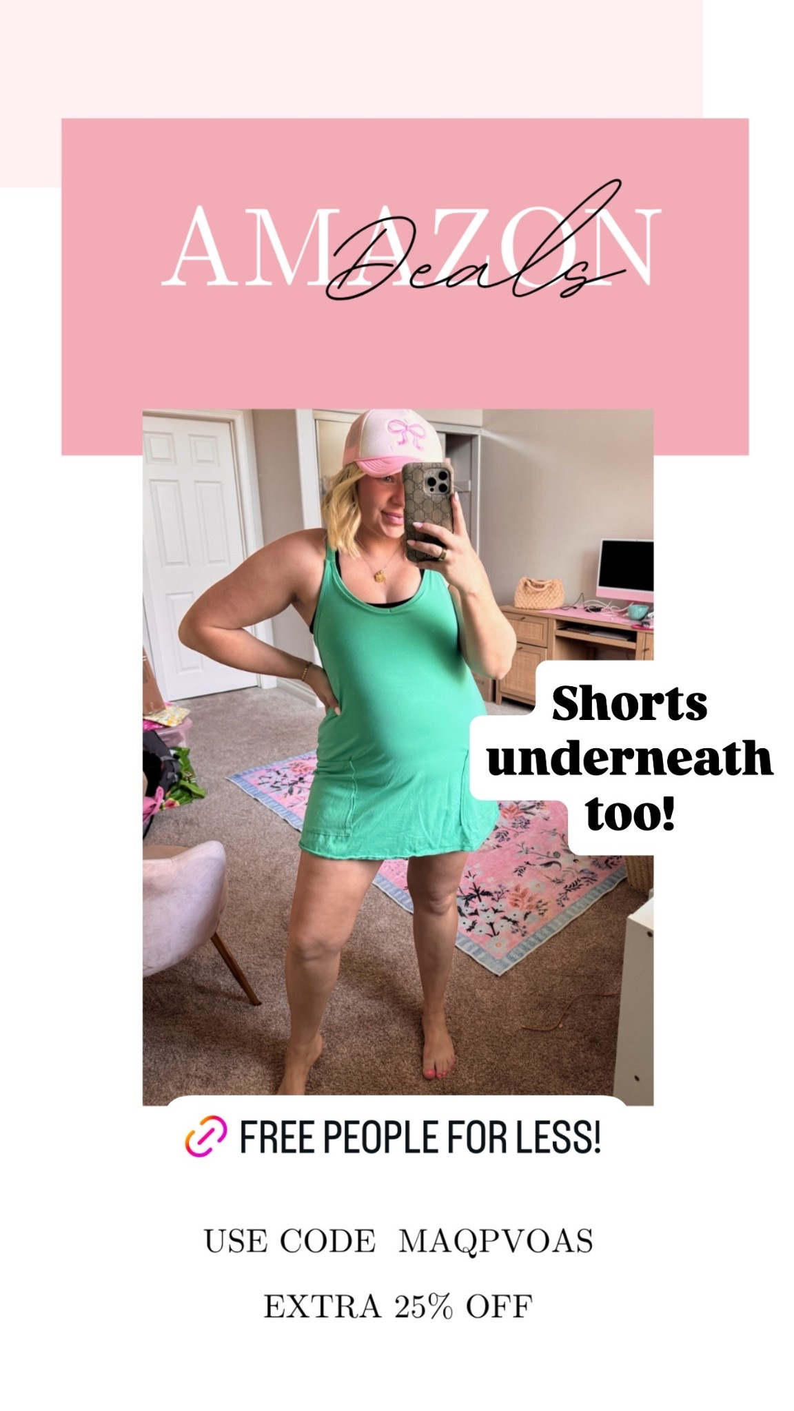 Shorts underneath too on this athletic dress! On deal!

#LTKActive #LTKMidsize #LTKSeasonal