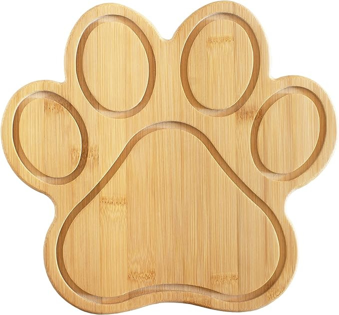 Totally Bamboo Paw Shaped Bamboo Wood Cutting Board and Charcuterie Board, Great Gift for Dog and... | Amazon (US)