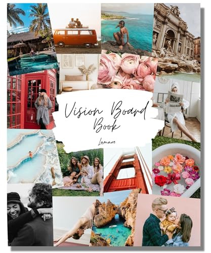 Lamare Vision Board Book - 800+ New and Improved Vision Board Pictures and Quotes for Vision Board Kit, Visualize, Inspire and Create Life Goals, Magazine for Vision Board Clip Art and Collage Book | Amazon (US)