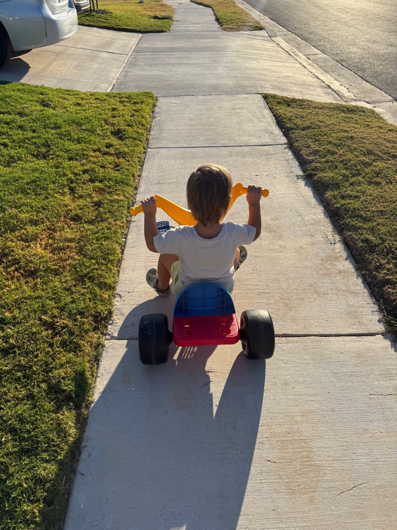 Baby worms big wheel!

#LTKFamily