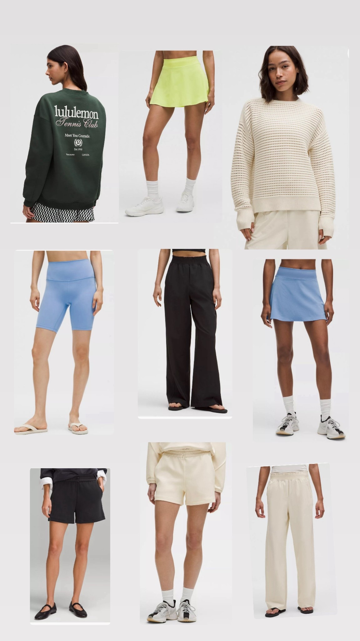 Got Sucked in by the Lululemon Sale and found so many great pieces! 🙌 Ordered M in sweaters for oversized fit. Small in pants , 6 in skirts and shorts, 4 in align. 

#LTKsummer #LTKsale #LTKcanada