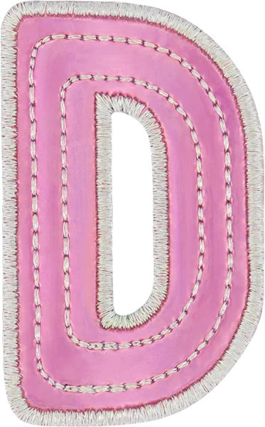 Malibu Barbie™ Iridescent Letter Patches | Stoney Clover Lane