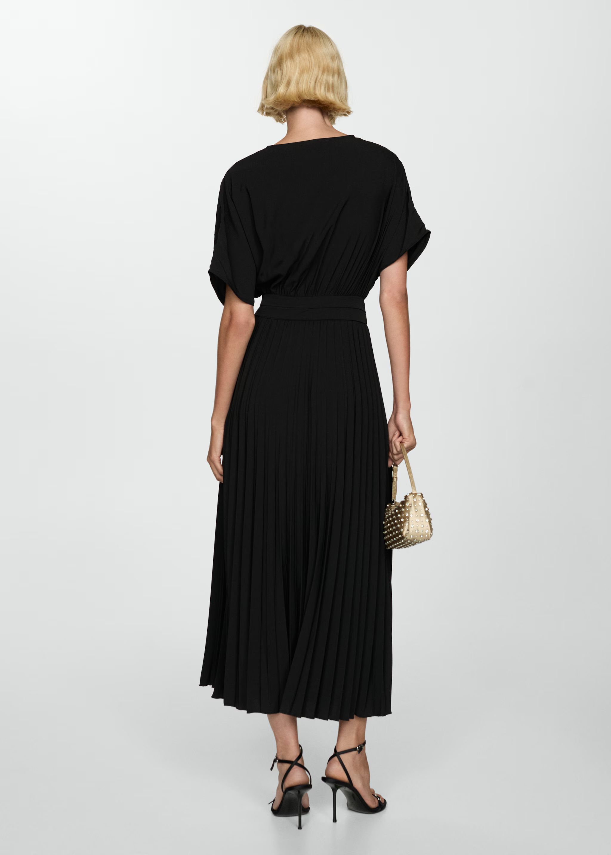 Pleated A-line dress | MANGO (US)