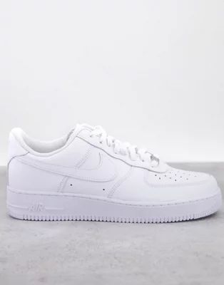 Nike Air Force 1 '07 sneakers in triple white | ASOS (Global)