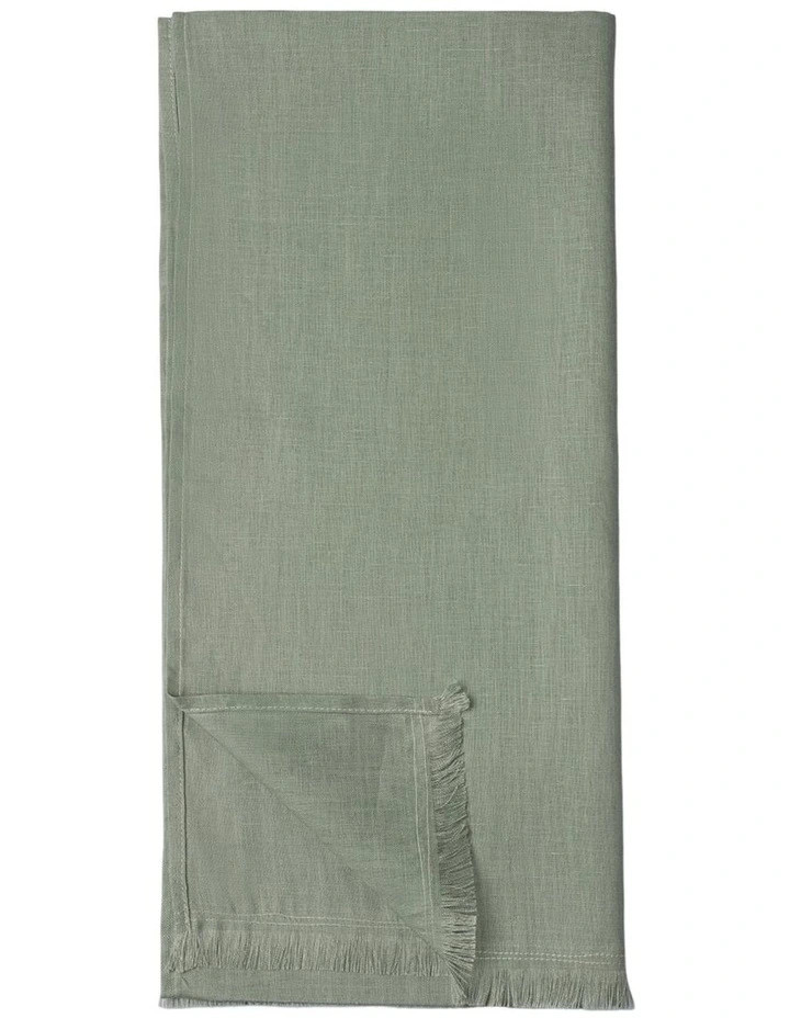 Heirloom CashmereFrench Linen Scarf in Sage | Myer
