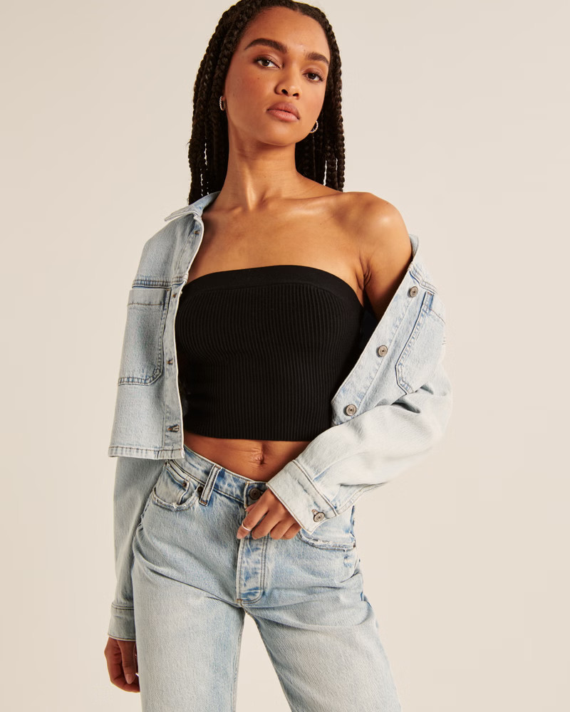 Women's Ottoman Tube Top | Women's Clearance | Abercrombie.com | Abercrombie & Fitch (US)
