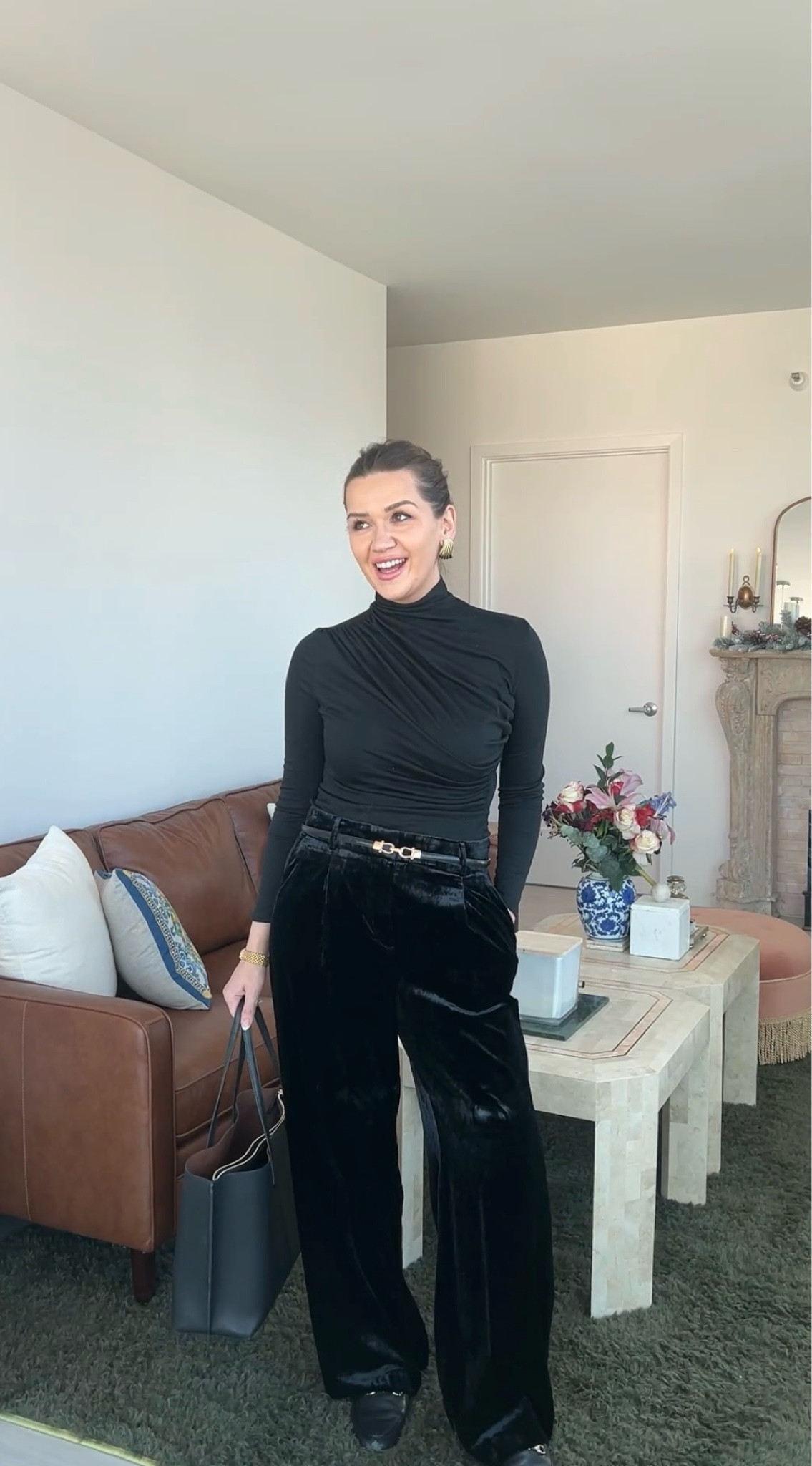 The office IS a fashion show! A velvety one in this case hehe. An all-black look is so elegant and effortless.

#ltkworkwear #workwardrobe #workoutfit #officeoutfit #officefashion #officestyle #corporatefashion #corporategirlies#officeparty #workparty 
 

 #LTKSeasonal #LTKStyleTip #LTKWorkwear