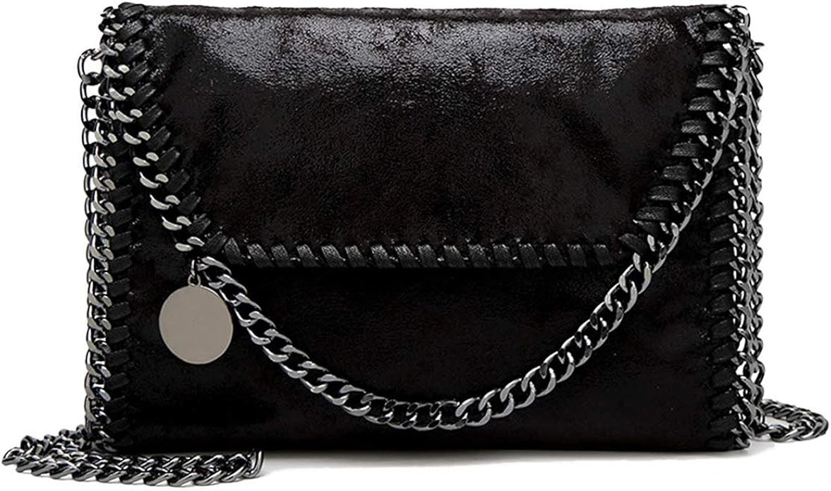JOTHIN Shoulder Bag Small Purses and Handbags Chain Strap Crossbody Bags for Women(Black) | Amazon (US)
