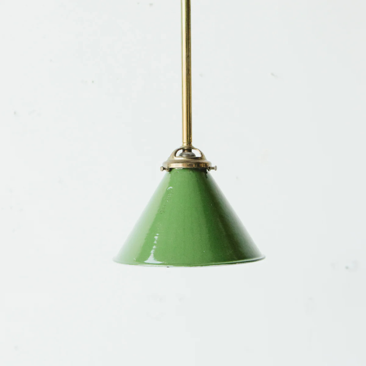 Enamel & Brass Pendant - the french kitchen - elsie green | Elsie Green US