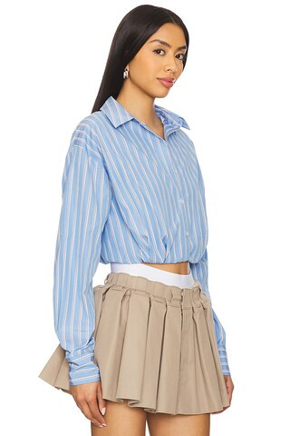 ALL THE WAYS Alexandra Top in Blue Stripe from Revolve.com | Revolve Clothing (Global)