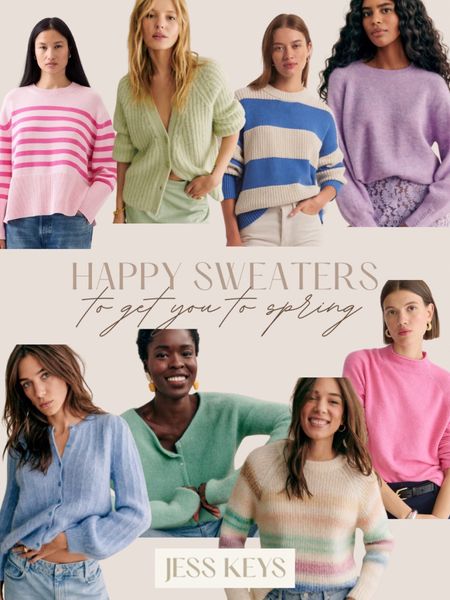 Colorful, happy sweaters to get you to spring! My hack for staying inspired to get dressed during the never-ending end of winter! 

Sweaters, winter outfits, winter style 

#LTKSeasonal #LTKfindsunder100 #LTKstyletip