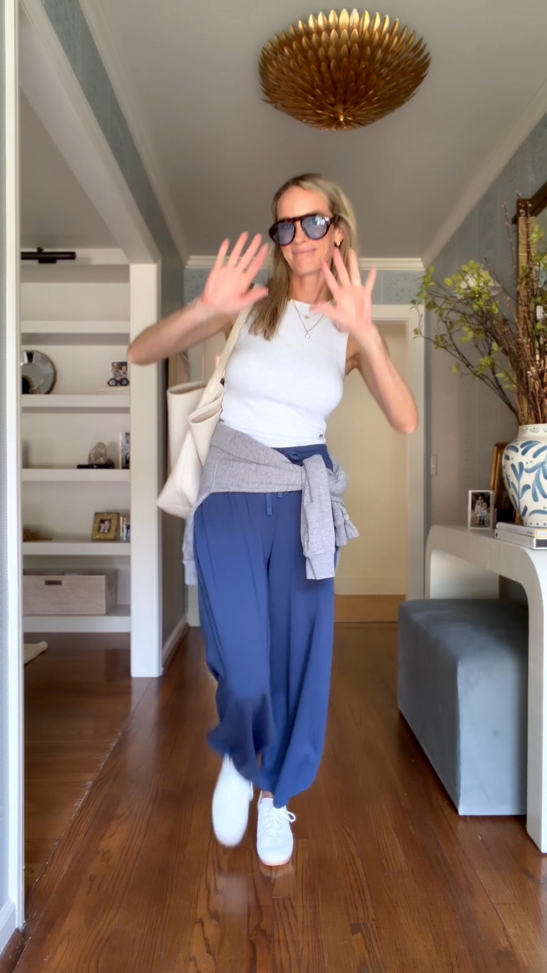 Saturday Sweats! The cutest Target pants that I ordered more colors in! Size small.

Fave Zara tank. 

Polo sweatshirt is such a good buy! Size up!