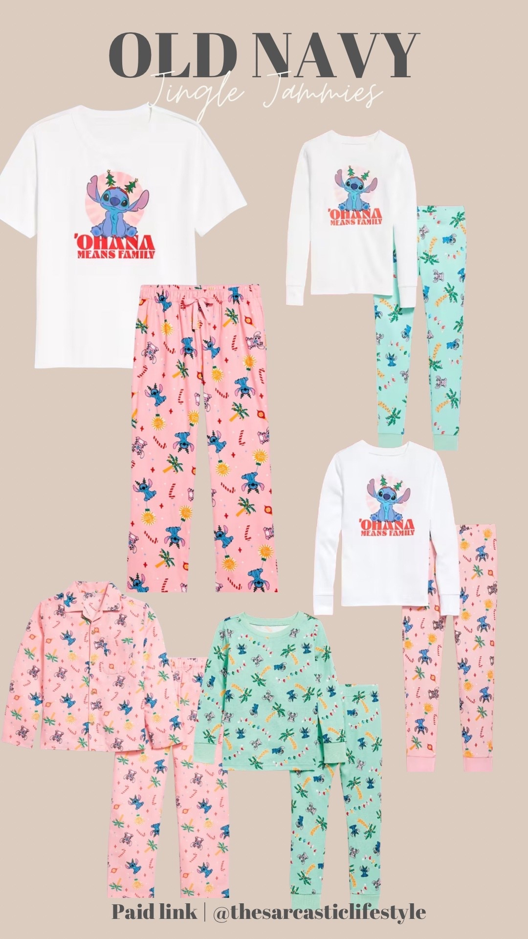 Lilo & stitch matching family Christmas pajamas from old navy! High sell out risk!

#DisneyChristmas #DisneyPajamas #DisneyJammies #ChristmasAtDisney #DisneyHolidayMagic #DisneyStyle #DisneyFamily #MatchingDisneyPJs #DisneyChristmasStyle #DisneyObsessed #DisneyLife #MerryAndMagical #HappiestHolidays #DisneyLovers #DisneyVibes #DisneyMerch #DisneyMagic #DisneyChristmasOutfits #DisneyHolidayFun #DisneyHolidaySeason

#LTKKids #LTKHoliday #LTKFindsUnder50