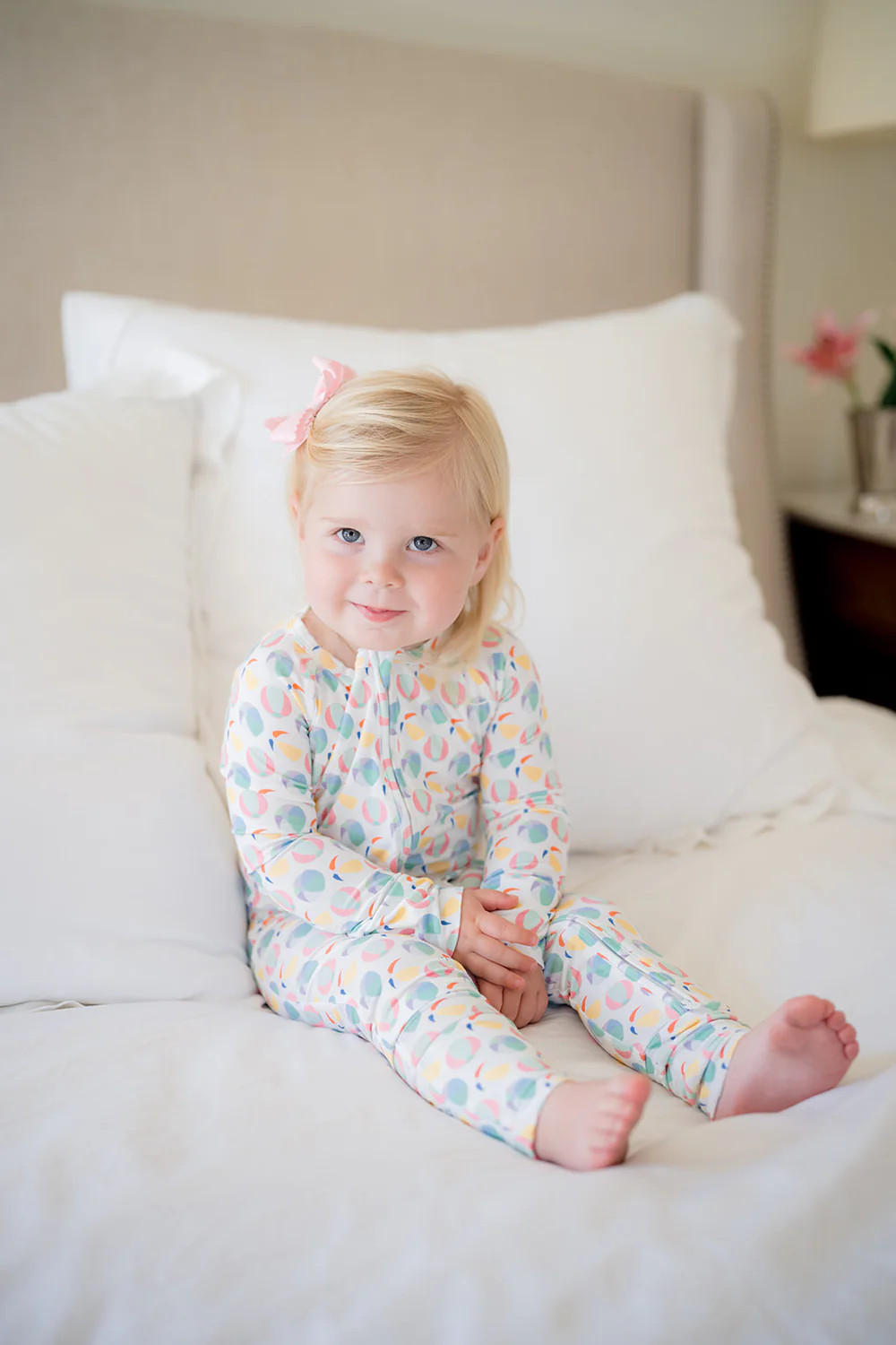 Beach Balls Sleep Romper | The Uptown Baby