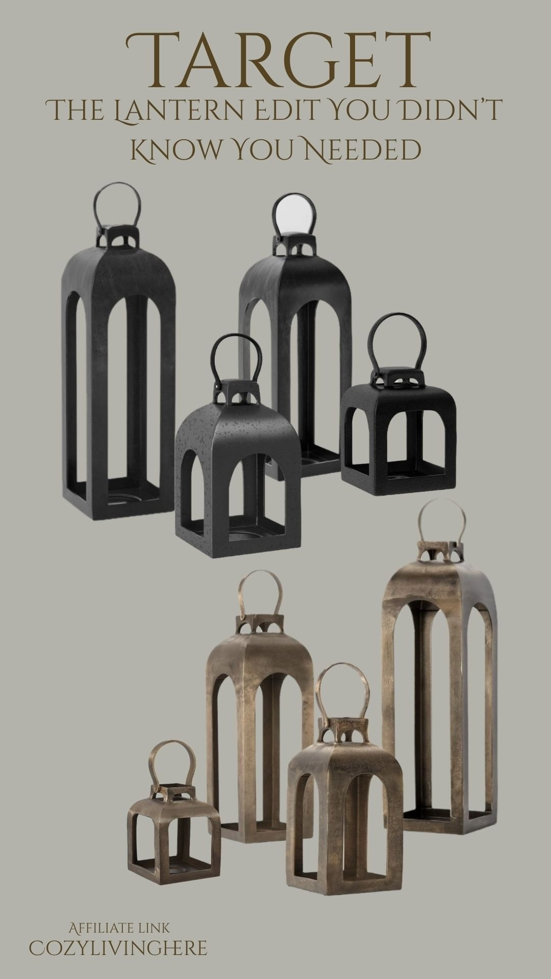 These lanterns are what give a space that soft, cozy glow… and I just found them on sale at Target 🤍 such an easy way to make your home feel warm, layered, and a little more romantic. Linking all my favorites here ✨

#LTKHome #LTKU #LTKSaleAlert