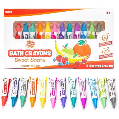 Tub Works Sweet Scents Smooth Bath Crayons Bath Toy, 12 Pack | Target