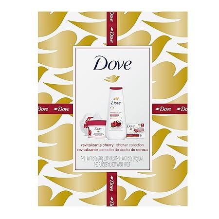 Dove Cherry and Chia Milk Shower Collection Gift Set – Revitalizing Dove Body Wash, Dove Body S... | Amazon (US)