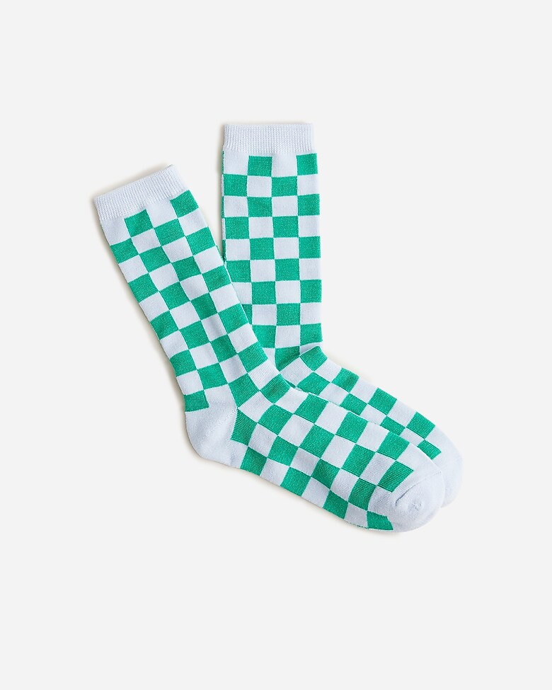 Checkered trouser socks | J. Crew US