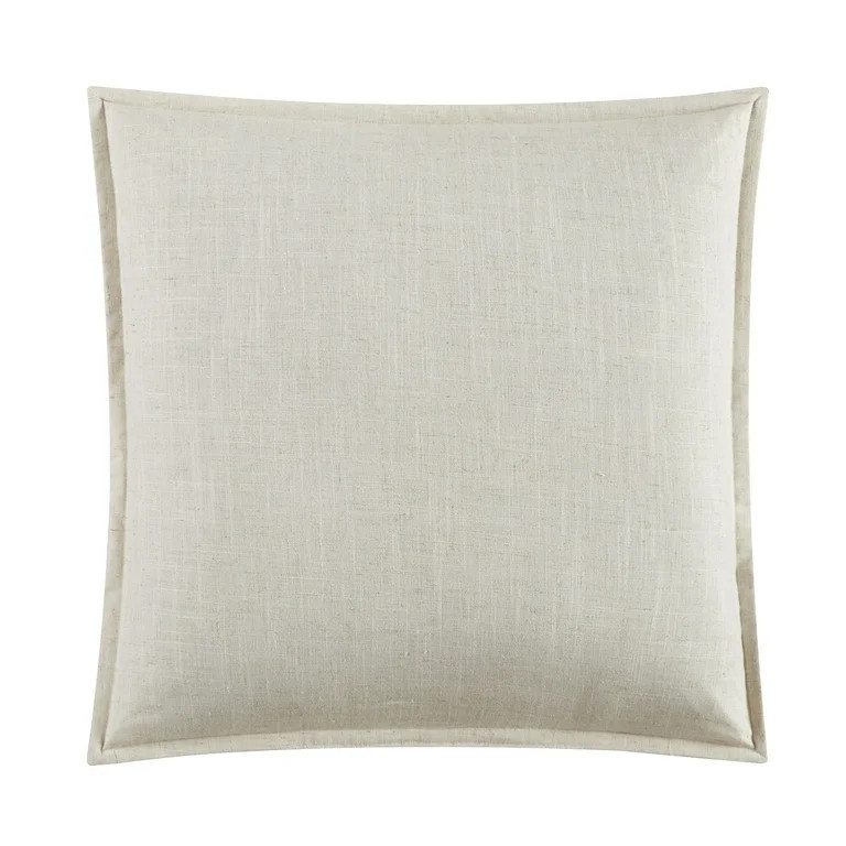 Better Homes & Gardens 20"x20" 2-Pack Linen Pillows, Papyrus Beige | Walmart (US)
