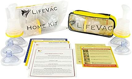 LifeVac Home and Travel Combo Kits - Choking Rescue Device, Portable Suction Rescue Device First ... | Amazon (US)