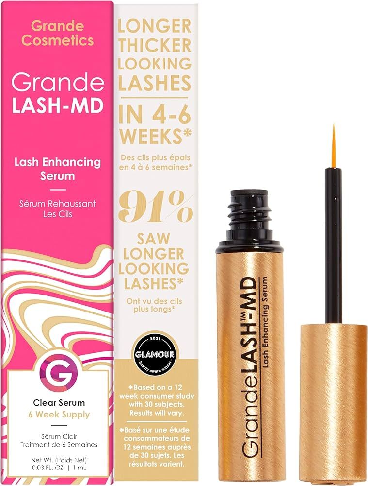 Amazon.com: Grande Cosmetics GrandeLASH-MD Lash Enhancing Serum, 1 ml - 6-week starter supply : B... | Amazon (US)