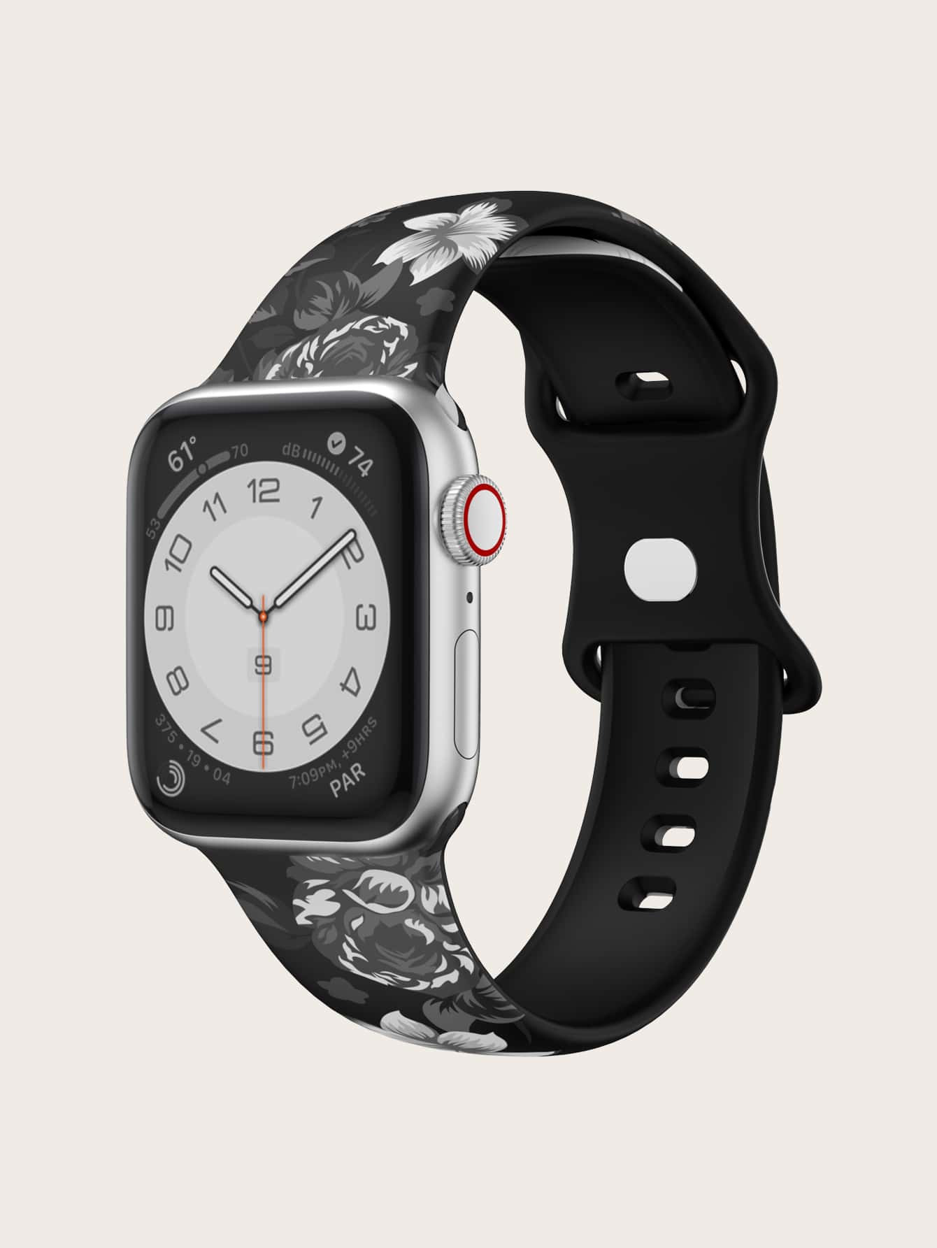 Flower Pattern Watchband Compatible With Apple Watch | SHEIN