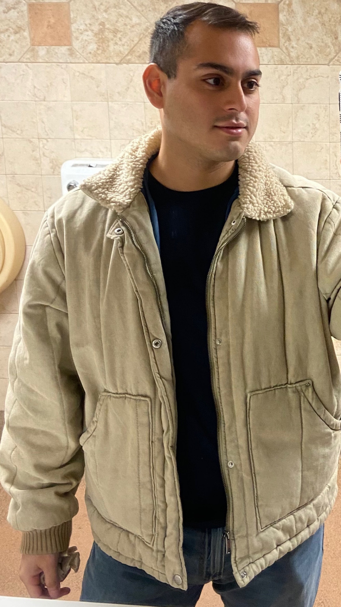 this quilted canvas work jacket is perfect for cold days and layering / this is from urban outfitters a few years ago but linked similar styles 

#mensfashion #menswear #ootd #mensclothing #mensstyle #ootdman #outfitidea 

#LTKGiftGuide #LTKSeasonal #LTKmens