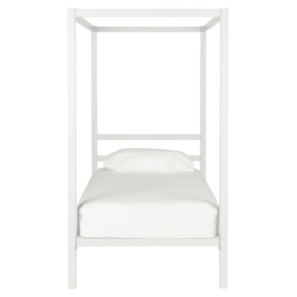 Twin Briella Metal Canopy Bed White - Room & Joy | Target