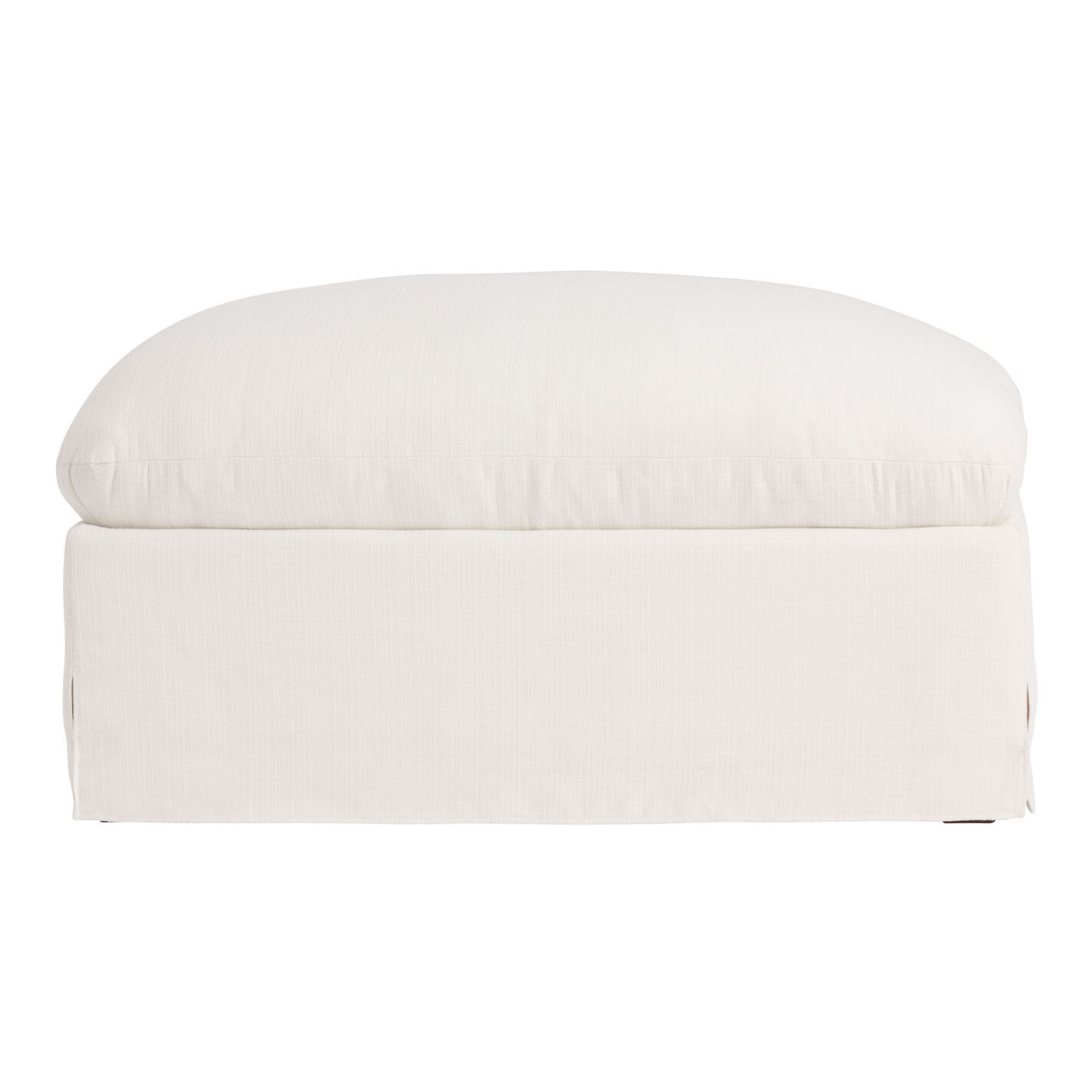 Brynn Feather Filled Sofa Ottoman | World Market