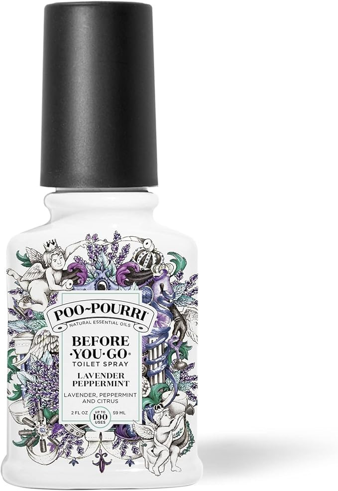 Poo-Pourri Before-You-Go Toilet Spray, Lavender Peppermint, 2 Fl Oz - Lavender, Peppermint and Ci... | Amazon (US)