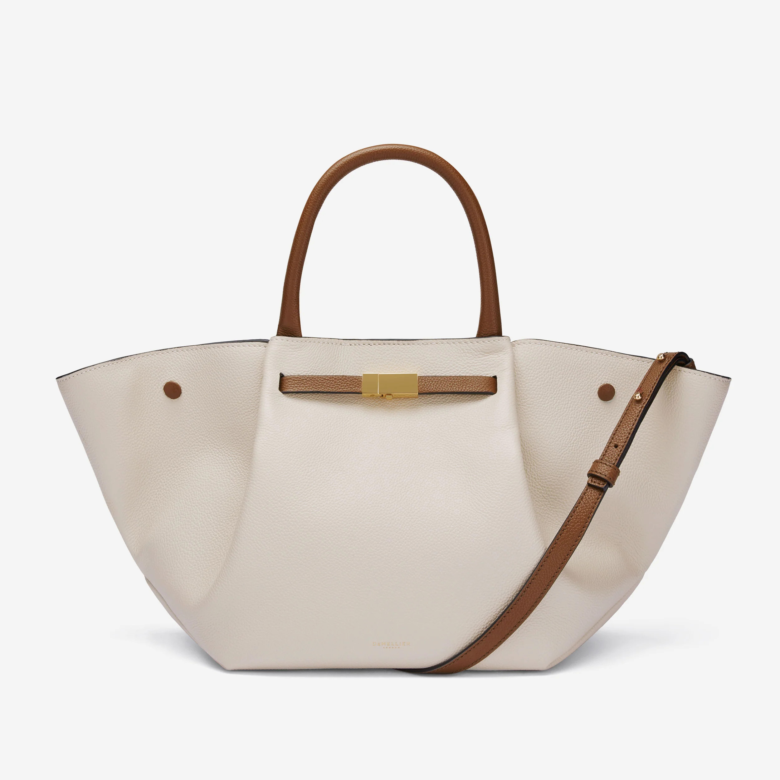 The Midi New York | Bicolour Off-White & Tan | DeMellier | DeMellier