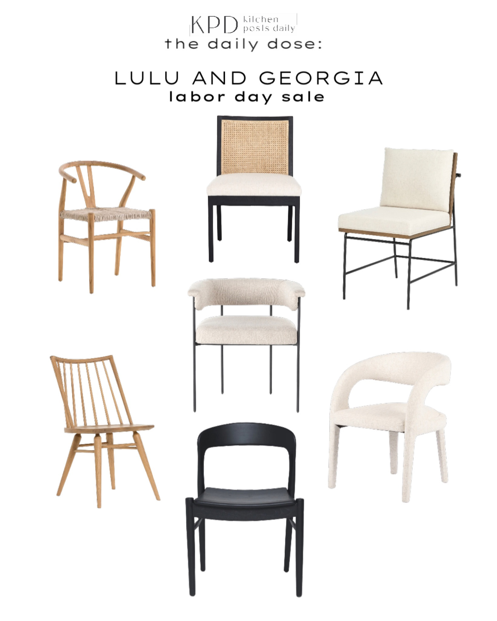 kpd the daily dose: lulu and georgia labor day sale dining chairs 


#LTKsalealert #LTKstyletip #LTKhome