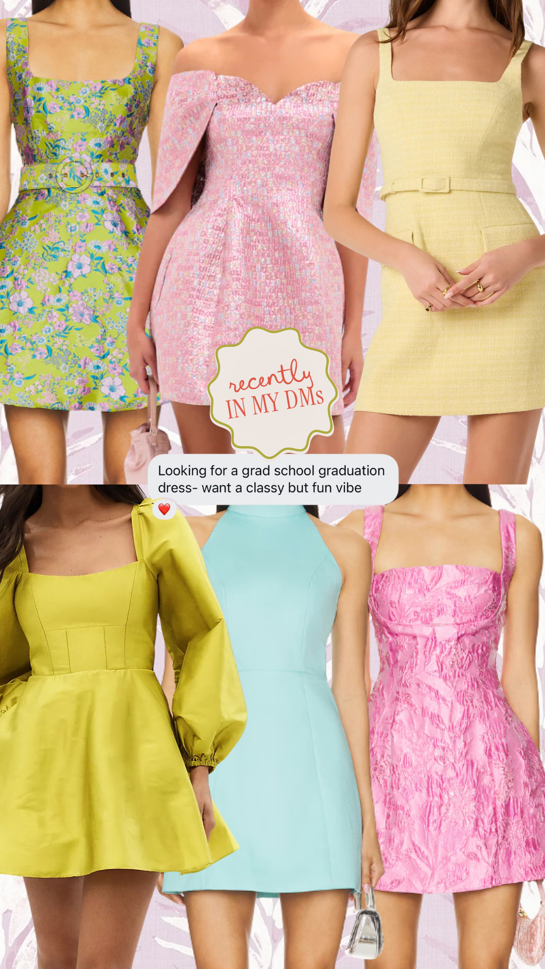Some fun spring graduation dresses! 

 

#LTKSeasonal #LTKU #LTKWedding